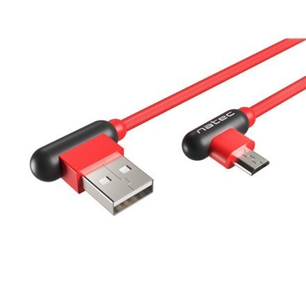 Natec | Kabel USB | Męski | 4-pinowy USB Typ A | Męski | Czarny | Czerwony | 5-pinowy Micro-USB Typ B | 1 m Natec | Kabel USB | Męski | 4-pinowy USB Typ A | Męski | Czarny | Czerwony | 5-pinowy Micro-USB Typ B | 1 m