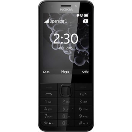 Nokia | 230 | Dark Silver | 2.8 " | TFT | 240 x 320 | 16 MB | N/A MB | Dual SIM | Mini-SIM | Bluetooth | 3.0 | USB version micro Nokia | 230 | Dark Silver | 2.8 " | TFT | 240 x 320 | 16 MB | N/A MB | Dual SIM | Mini-SIM | Bluetooth | 3.0 | USB version micro