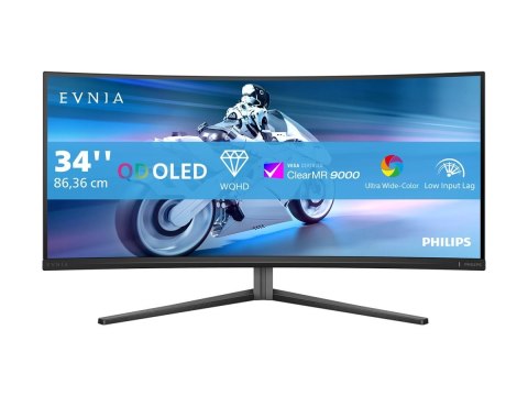 Philips 34M2C6500/00 Evnia 6000 | 34 " | LED | WQHD | 21:9 | 175 Hz | 0.03 ms | 3440 x 1440 pixels | HDMI ports quantity 2 Philips 34M2C6500/00 Evnia 6000 | 34 " | LED | WQHD | 21:9 | 175 Hz | 0.03 ms | 3440 x 1440 pixels | HDMI ports quantity 2