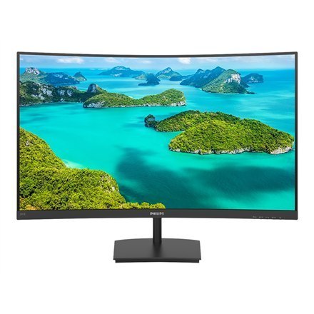 Philips E-line | 241E1SCA | 24 cale | VA | Full HD (1080p) 1920 x 1080 przy 75 Hz | 250 cd/m² | HDMI, VGA | Pochylenie | Głośnik Philips E-line | 241E1SCA | 24 cale | VA | Full HD (1080p) 1920 x 1080 przy 75 Hz | 250 cd/m² | HDMI, VGA | Pochylenie | Głośnik