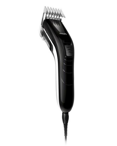 Philips | Maszynka do strzyżenia włosów QC5115 | Maszynka do strzyżenia włosów | Liczba stopni długości 11 | Czarny, Biały Philips | Maszynka do strzyżenia włosów QC5115 | Maszynka do strzyżenia włosów | Liczba stopni długości 11 | Czarny, Biały