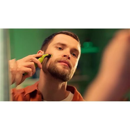 Philips | OneBlade Golarka/Trymmer, Twarz | QP2721/20 | Czas pracy (maks.) 45 min | Wet & Dry | NiMH | Czarny/Żółty Philips | OneBlade Golarka/Trymmer, Twarz | QP2721/20 | Czas pracy (maks.) 45 min | Wet & Dry | NiMH | Czarny/Żółty