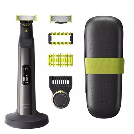 Philips | OneBlade Pro 360 Shaver, Face & Body | QP6651/61 | Operating time (max) 120 min | Wet & Dry | Lithium Ion | Black/Gree Philips | OneBlade Pro 360 Shaver, Face & Body | QP6651/61 | Operating time (max) 120 min | Wet & Dry | Lithium Ion | Black/Gree