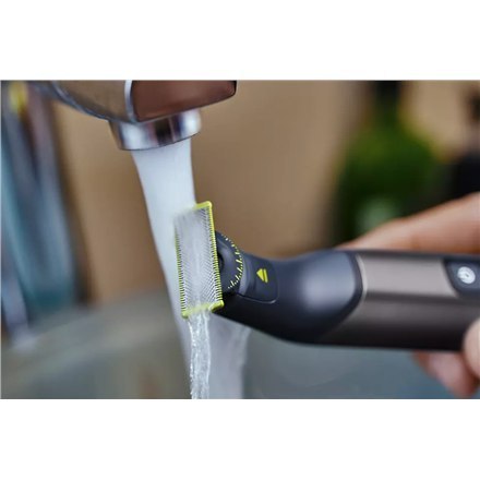 Philips | OneBlade Pro 360 Shaver, Face & Body | QP6651/61 | Operating time (max) 120 min | Wet & Dry | Lithium Ion | Black/Gree Philips | OneBlade Pro 360 Shaver, Face & Body | QP6651/61 | Operating time (max) 120 min | Wet & Dry | Lithium Ion | Black/Gree