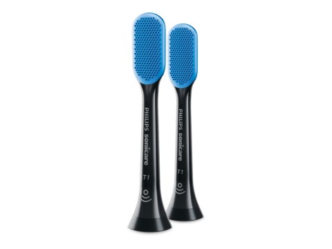 Philips | Tongue Brush Heads | HX8072/11 Sonicare TongueCare+ | Heads | For adults | Number of brush heads included 2 | Black Philips | Tongue Brush Heads | HX8072/11 Sonicare TongueCare+ | Heads | For adults | Number of brush heads included 2 | Black
