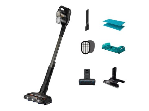 Philips | Vacuum cleaner | XC8347/01 Aqua Plus | Cordless operating | Handstick | 25 V | Operating time (max) 80 min | Black | W Philips | Vacuum cleaner | XC8347/01 Aqua Plus | Cordless operating | Handstick | 25 V | Operating time (max) 80 min | Black | W