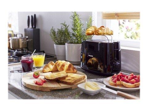 Philips HD2581/90 Daily Collection Toaster, Black Philips HD2581/90 Daily Collection Toaster, Black