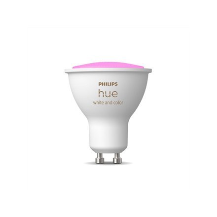 Philips Hue WCA 4,3W GU10 Philips Hue | Hue WCA 4.3W GU10 | GU10 | 4.3 W | RGBW 2000-6500K | Bluetooth and Zigbee Philips Hue WCA 4,3W GU10 Philips Hue | Hue WCA 4.3W GU10 | GU10 | 4.3 W | RGBW 2000-6500K | Bluetooth and Zigbee