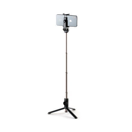 Stojak na selfie z uchwytem na statyw Snap Lite | Czarny | 56 cm | Stop aluminium | Odpowiedni dla telefonów o szerokości od 50 Stojak na selfie z uchwytem na statyw Snap Lite | Czarny | 56 cm | Stop aluminium | Odpowiedni dla telefonów o szerokości od 50