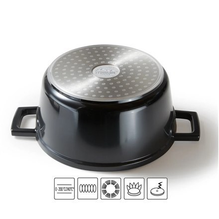Stoneline | Roaster | 2.6 L | 20 cm | Black | Lid included Stoneline | Roaster | 2.6 L | 20 cm | Black | Lid included