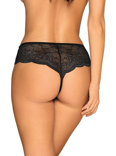 Bielizna-Pearlove figi czarne M/L Bielizna-Pearlove figi czarne M/L