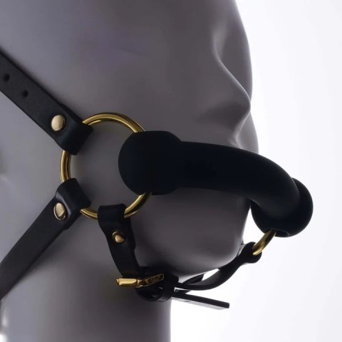 Upko knebel Leather Head Restraint Harness Mouth Gag With Leash Upko knebel Leather Head Restraint Harness Mouth Gag With Leash