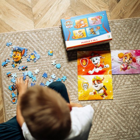 PUZZLE 4w1 PSI PATROL CZTERY UKŁADANKI W JEDNYM OPAKOWANIU DLA DZIECI PUZZLE 4w1 PSI PATROL CZTERY UKŁADANKI W JEDNYM OPAKOWANIU DLA DZIECI