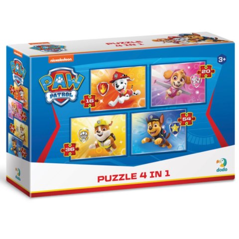 PUZZLE 4w1 PSI PATROL CZTERY UKŁADANKI W JEDNYM OPAKOWANIU DLA DZIECI PUZZLE 4w1 PSI PATROL CZTERY UKŁADANKI W JEDNYM OPAKOWANIU DLA DZIECI
