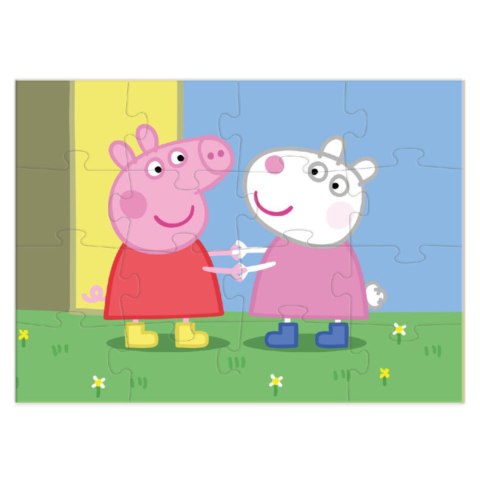 PUZZLE 4w1 ŚWINKA PEPPA UROCZE CZTERY UKŁADANKI W JEDNYM OPAKOWANIU PUZZLE 4w1 ŚWINKA PEPPA UROCZE CZTERY UKŁADANKI W JEDNYM OPAKOWANIU