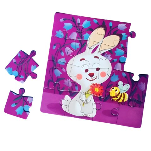 PUZZLE KOLOROWANKA 2w1 MOTYW ZAJĄCA DWUSTRONNA KREATYWNA ZABAWA DLA DZIEC PUZZLE KOLOROWANKA 2w1 MOTYW ZAJĄCA DWUSTRONNA KREATYWNA ZABAWA DLA DZIEC