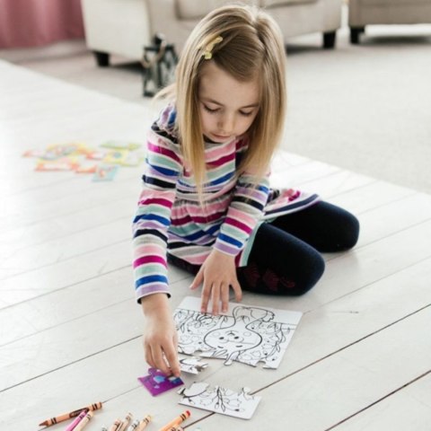 PUZZLE KOLOROWANKA 2w1 MOTYW ZAJĄCA DWUSTRONNA KREATYWNA ZABAWA DLA DZIEC PUZZLE KOLOROWANKA 2w1 MOTYW ZAJĄCA DWUSTRONNA KREATYWNA ZABAWA DLA DZIEC