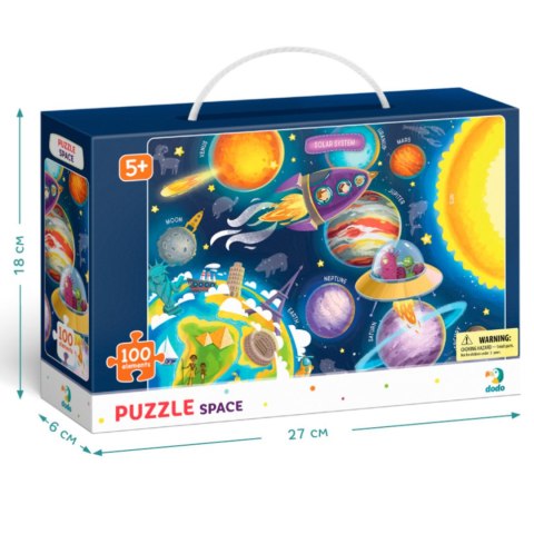 PUZZLE KOSMOS 100 ELEMENTÓW DO UŁOŻENIA KOLOROWA MEGA UKŁADANKA DLA DZIECI PUZZLE KOSMOS 100 ELEMENTÓW DO UŁOŻENIA KOLOROWA MEGA UKŁADANKA DLA DZIECI