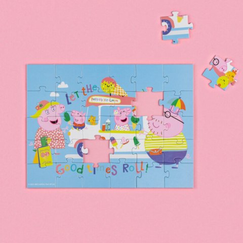 PUZZLE ŚWINKA PEPPA 30 ELEMENTÓW PEPPA PIG UROCZY ZESTAW DLA MALUCHÓW PUZZLE ŚWINKA PEPPA 30 ELEMENTÓW PEPPA PIG UROCZY ZESTAW DLA MALUCHÓW