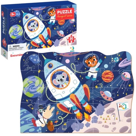 PUZZLE WYPRAWA W KOSMOS 30 ELEMENTÓW KOLOROWA UKŁADANKA DLA NAJMŁODSZYCH PUZZLE WYPRAWA W KOSMOS 30 ELEMENTÓW KOLOROWA UKŁADANKA DLA NAJMŁODSZYCH