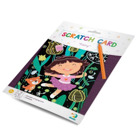 ZDRAPKA ARTYSTYCZNA "WRÓŻKA" MALOWANIE METODĄ SCRATCH DLA NAJMŁODSZYCH