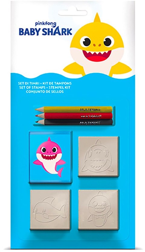 MULTIPRINT BABY SHARK PIECZĄTKI BLISTER 3 SZT MULTIPRINT BABY SHARK PIECZĄTKI BLISTER 3 SZT