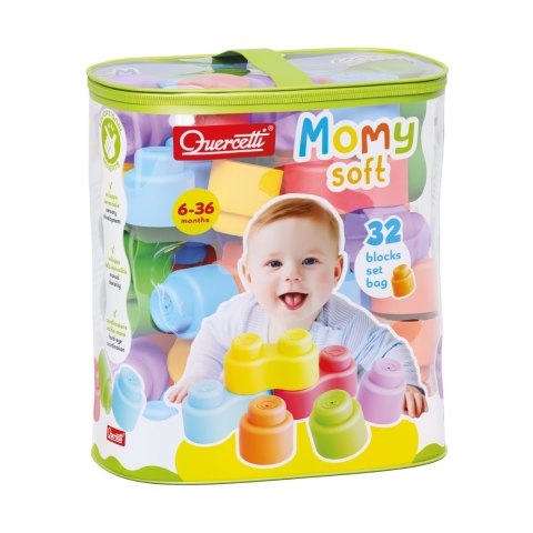 QUERCETTI MIĘKKIE KLOCKI MOMY 32 ELEMENTY QUERCETTI MIĘKKIE KLOCKI MOMY 32 ELEMENTY