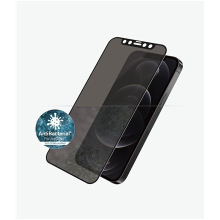 PanzerGlass | Ochraniacz ekranu - szkło - z filtrem prywatności | Apple iPhone 12, 12 Pro | Szkło hartowane | Czarny | Przezrocz PanzerGlass | Ochraniacz ekranu - szkło - z filtrem prywatności | Apple iPhone 12, 12 Pro | Szkło hartowane | Czarny | Przezrocz