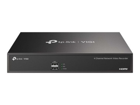 Sieciowy rejestrator wideo TP-LINK | PoE+ | VIGI NVR1004H-4P | 1 | 4-kanałowy Sieciowy rejestrator wideo TP-LINK | PoE+ | VIGI NVR1004H-4P | 1 | 4-kanałowy