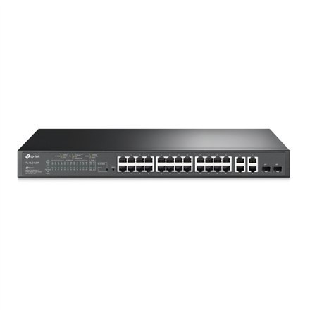 TP-LINK | Switch Web managed | TL-SL2428P | Managed L2 | Rackmountable | 10/100 Mbps (RJ-45) ports quantity 24 | 1 Gbps (RJ-45) TP-LINK | Switch Web managed | TL-SL2428P | Managed L2 | Rackmountable | 10/100 Mbps (RJ-45) ports quantity 24 | 1 Gbps (RJ-45)