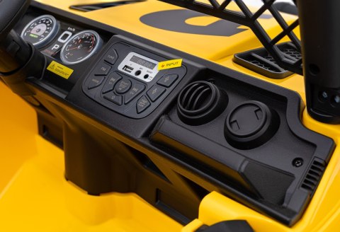 Autko terenowe Geoland Power dla 2 dzieci Żółty + Pilot + Silniki 2x200W + Bagażnik + Radio MP3 + LED Autko terenowe Geoland Power dla 2 dzieci Żółty + Pilot + Silniki 2x200W + Bagażnik + Radio MP3 + LED