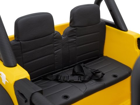 Autko terenowe Geoland Power dla 2 dzieci Żółty + Pilot + Silniki 2x200W + Bagażnik + Radio MP3 + LED Autko terenowe Geoland Power dla 2 dzieci Żółty + Pilot + Silniki 2x200W + Bagażnik + Radio MP3 + LED