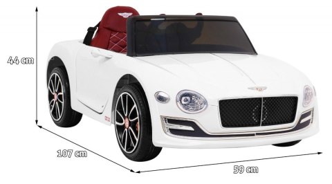 Auto na akumulator Bentley EXP 12 dla dzieci Biały + Pilot + Otwierane drzwi + Elegancki wygląd Auto na akumulator Bentley EXP 12 dla dzieci Biały + Pilot + Otwierane drzwi + Elegancki wygląd