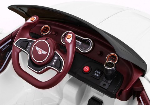 Auto na akumulator Bentley EXP 12 dla dzieci Biały + Pilot + Otwierane drzwi + Elegancki wygląd Auto na akumulator Bentley EXP 12 dla dzieci Biały + Pilot + Otwierane drzwi + Elegancki wygląd