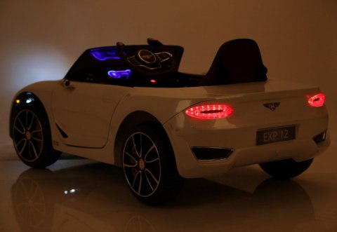 Auto na akumulator Bentley EXP 12 dla dzieci Biały + Pilot + Otwierane drzwi + Elegancki wygląd Auto na akumulator Bentley EXP 12 dla dzieci Biały + Pilot + Otwierane drzwi + Elegancki wygląd