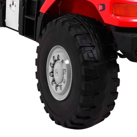 Auto na akumulator Mercedes-Benz Zetros dla dzieci Czerwony + 2-osobowy + Bagażnik + Pilot Auto na akumulator Mercedes-Benz Zetros dla dzieci Czerwony + 2-osobowy + Bagażnik + Pilot