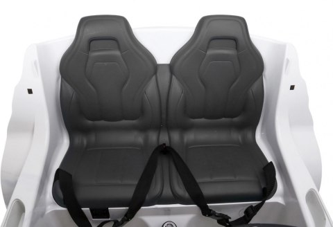 BMW X6M XXL dla 2 dzieci Biały + Pilot + Ekoskóra + Pasy + Wolny Start + MP3 USB + LED BMW X6M XXL dla 2 dzieci Biały + Pilot + Ekoskóra + Pasy + Wolny Start + MP3 USB + LED