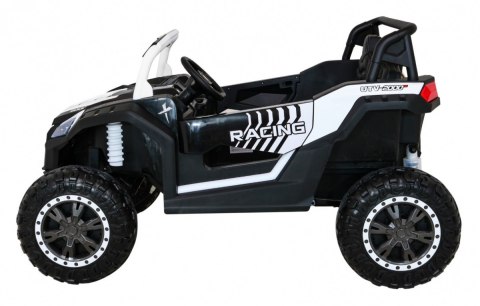 Buggy ATV Racing dla 2 dzieci Biały + Napęd 4x4 + Pilot + Wolny Start + MP3 LED Buggy ATV Racing dla 2 dzieci Biały + Napęd 4x4 + Pilot + Wolny Start + MP3 LED