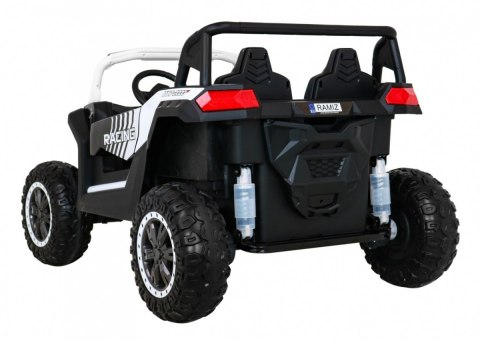 Buggy ATV Racing dla 2 dzieci Biały + Napęd 4x4 + Pilot + Wolny Start + MP3 LED Buggy ATV Racing dla 2 dzieci Biały + Napęd 4x4 + Pilot + Wolny Start + MP3 LED