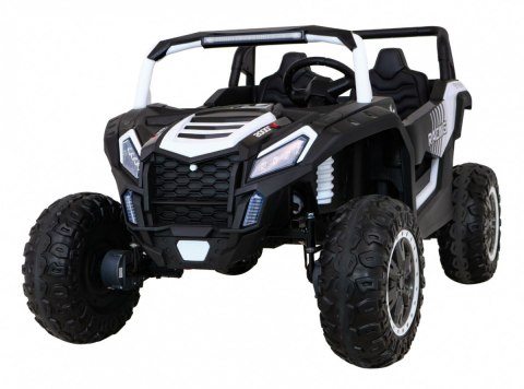 Buggy ATV Racing dla 2 dzieci Biały + Napęd 4x4 + Pilot + Wolny Start + MP3 LED Buggy ATV Racing dla 2 dzieci Biały + Napęd 4x4 + Pilot + Wolny Start + MP3 LED