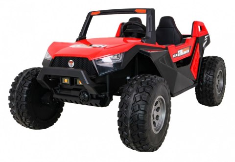 Buggy Clash na akumulator dla 2 dzieci Czerwony + Pilot + Napęd 4x4 + Regulacja siedzenia + Radio MP3 + LED Buggy Clash na akumulator dla 2 dzieci Czerwony + Pilot + Napęd 4x4 + Regulacja siedzenia + Radio MP3 + LED