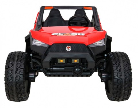Buggy Clash na akumulator dla 2 dzieci Czerwony + Pilot + Napęd 4x4 + Regulacja siedzenia + Radio MP3 + LED Buggy Clash na akumulator dla 2 dzieci Czerwony + Pilot + Napęd 4x4 + Regulacja siedzenia + Radio MP3 + LED