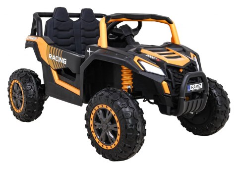 Buggy UTV 2000M Racing Auto na akumulator Złoty + MP3 Dźwięki Światła + Pilot + Wolny Start Buggy UTV 2000M Racing Auto na akumulator Złoty + MP3 Dźwięki Światła + Pilot + Wolny Start