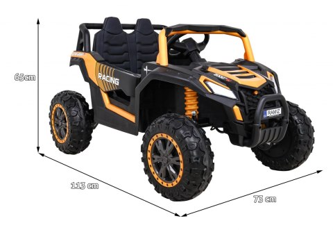 Buggy UTV 2000M Racing Auto na akumulator Złoty + MP3 Dźwięki Światła + Pilot + Wolny Start Buggy UTV 2000M Racing Auto na akumulator Złoty + MP3 Dźwięki Światła + Pilot + Wolny Start