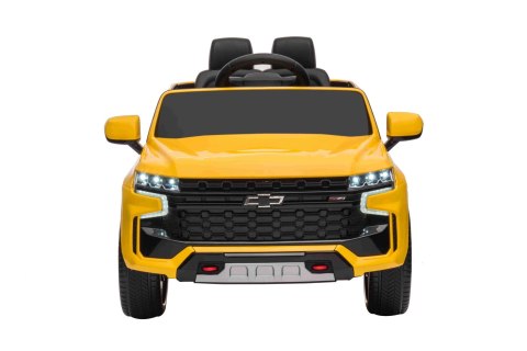Chevrolet Tahoe Elektryczne Autko dla dzieci Żółty + Pilot + EVA + Radio MP3 + LED Chevrolet Tahoe Elektryczne Autko dla dzieci Żółty + Pilot + EVA + Radio MP3 + LED