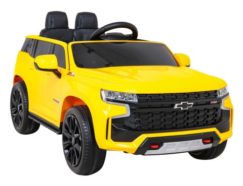 Chevrolet Tahoe Elektryczne Autko dla dzieci Żółty + Pilot + EVA + Radio MP3 + LED Chevrolet Tahoe Elektryczne Autko dla dzieci Żółty + Pilot + EVA + Radio MP3 + LED