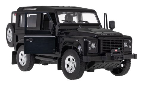 Land Rover Defender czarny RASTAR model 1:14 Zdalnie sterowanie auto + Pilot 2,4 GHz + Ręcznie otwierane drzwi Land Rover Defender czarny RASTAR model 1:14 Zdalnie sterowanie auto + Pilot 2,4 GHz + Ręcznie otwierane drzwi