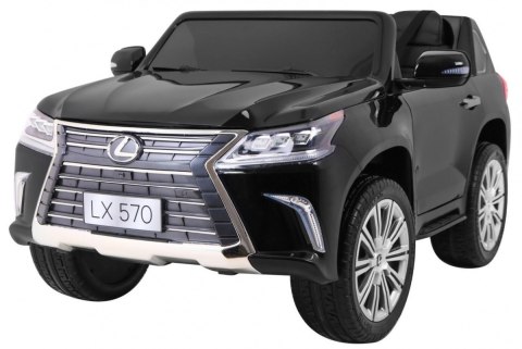 Lexus LX570 Lakierowane Autko dla 2 dzieci Czarny + Pilot + Koła EVA + Radio MP3 LED Lexus LX570 Lakierowane Autko dla 2 dzieci Czarny + Pilot + Koła EVA + Radio MP3 LED