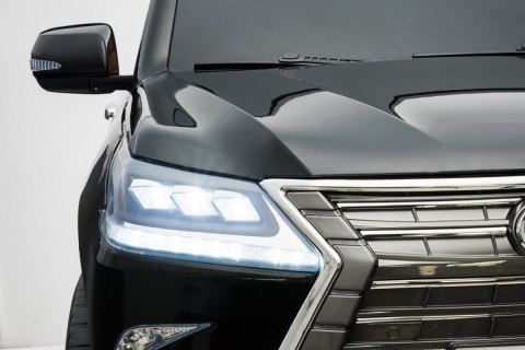 Lexus LX570 Lakierowane Autko dla 2 dzieci Czarny + Pilot + Koła EVA + Radio MP3 LED Lexus LX570 Lakierowane Autko dla 2 dzieci Czarny + Pilot + Koła EVA + Radio MP3 LED