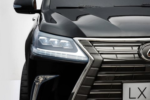 Lexus LX570 Lakierowane Autko dla 2 dzieci Czarny + Pilot + Koła EVA + Radio MP3 LED Lexus LX570 Lakierowane Autko dla 2 dzieci Czarny + Pilot + Koła EVA + Radio MP3 LED